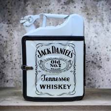 Подарочная канистра мини-бар с дозаправкой 10л Jack Daniels, uwest, Белая