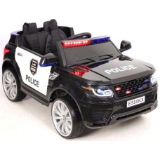 Детский электромобиль машина Dodge Police Baby Tilly T-7654 EVA BLACK Uwest   + 2 Моторы + EVA резина колеса + Пульт дистанционного управления, полицейский джип