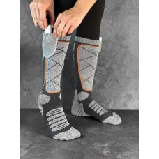 Термоноски с подогревом uwest, Серые Hot , 40-45р Термоноски с подогревом uwest, Серые Hot , 40-45р