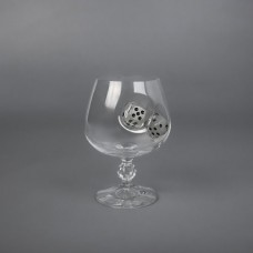 Коньячный бокал с кубиком, uwest