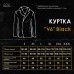 Зимняя Мужская кожаная куртка uwest на меховой подкладке черная, Размер S