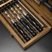 Шашлычный набор uwest, подарок мужчине, мужу, другу, шефу "Grills G010 Н" ореховый