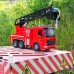 Бар Автоматический Наливатор Пожарная машина на 5 рюмок в деревянной коробке, uwest
