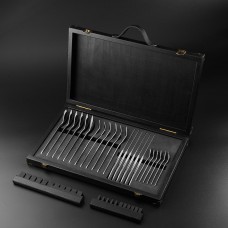 Набор столовых приборов Производство Heritage V1-M, Черный цвет 