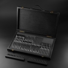 Набор столовых приборов Произведение Noble V2-M Черный цвет