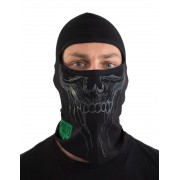Балаклава Летняя Zombie uwest, черного цвета, универсальная