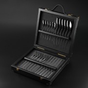 Набор столовых приборов Element V3-S, Черный цвет
